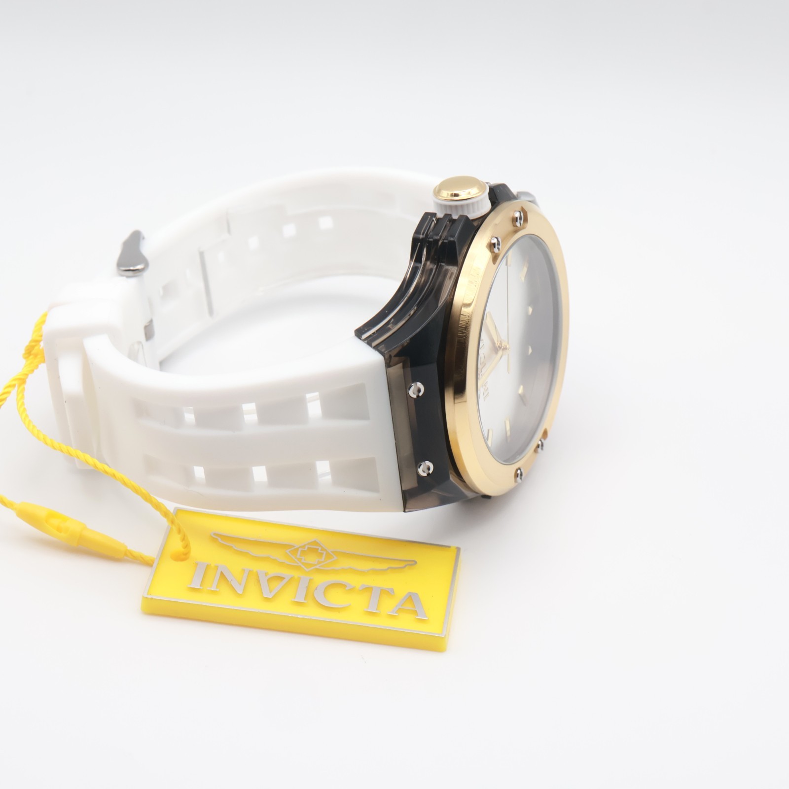 Invicta Sea Base Siphon Men’s Watch – 45mm, Black/White/Gold 50013 50MM