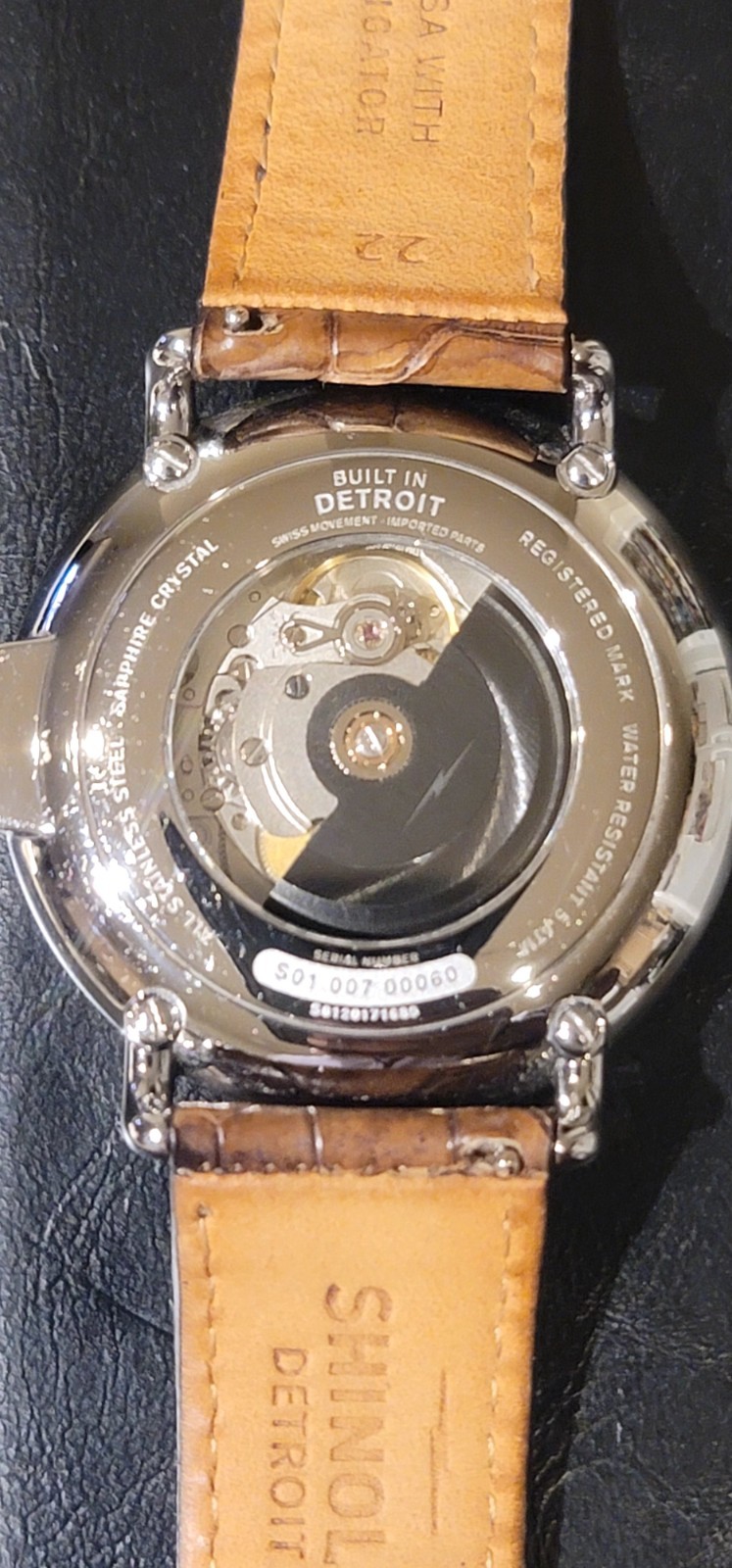 Shinola Detroit Runwell Automatic Swiss Movement