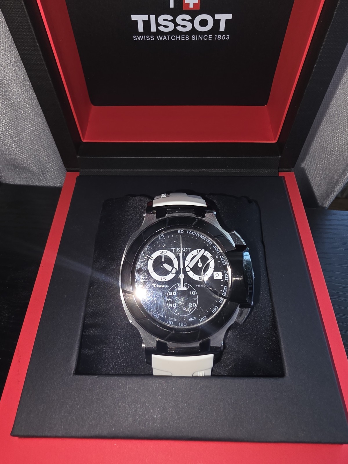 Tissot Men’s T-Race Quartz Chronograph 45mm Watch T1414173705101