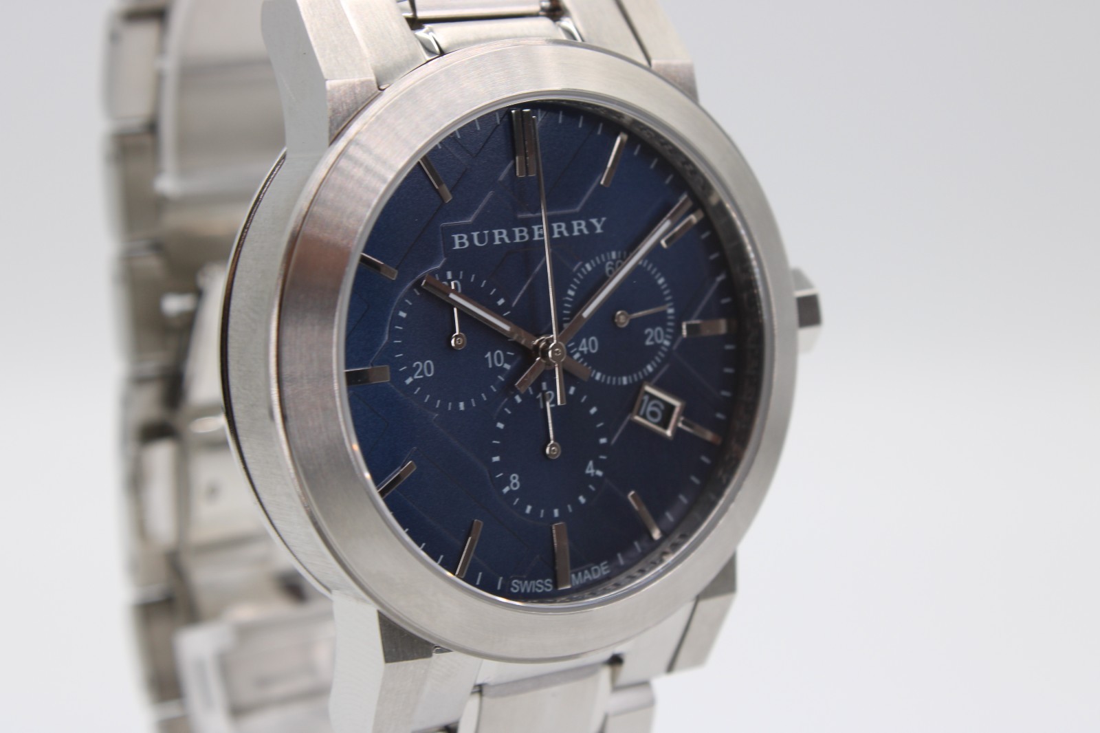BURBERRY The City BU9363 Blue Dial Stainless Steel Men’s Watch 42mm