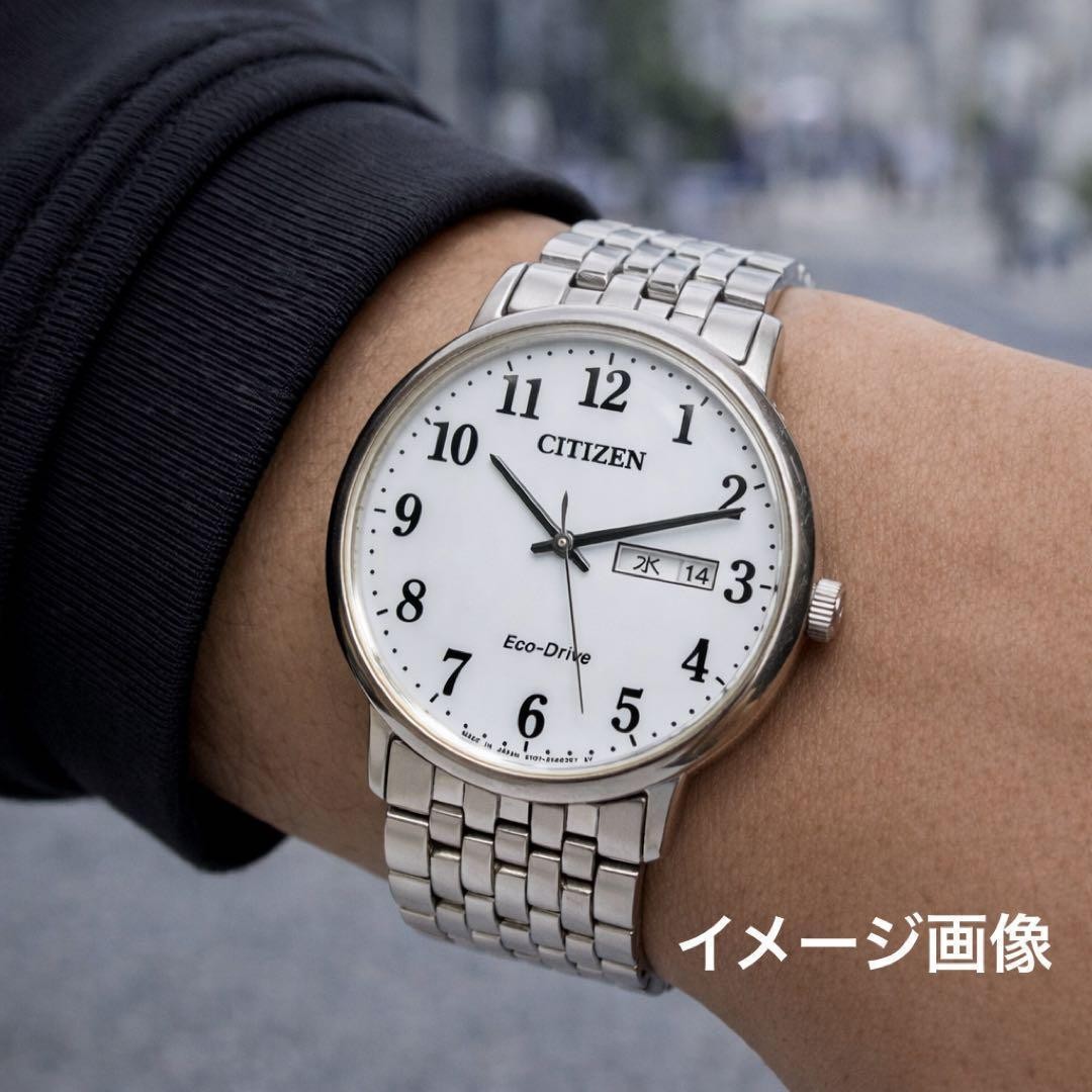 CITIZEN Men’s Eco-Drive E101 Day-Date Watch, Size 42 【USED】