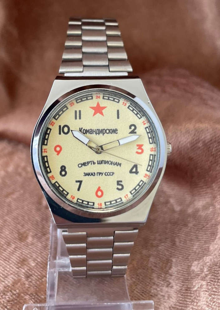 USSR-style quartz watches, commander’s watches, Soviet military watches