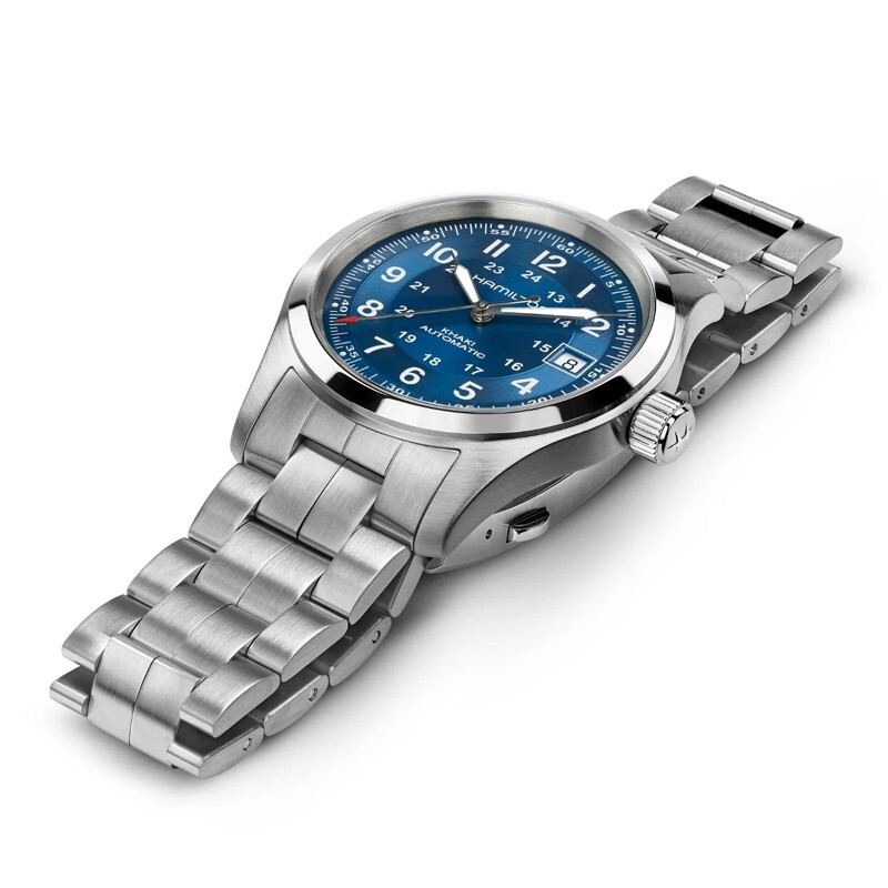 New Hamilton Khaki Field 38MM Blue Dial Steel Men’s Watch H70455140