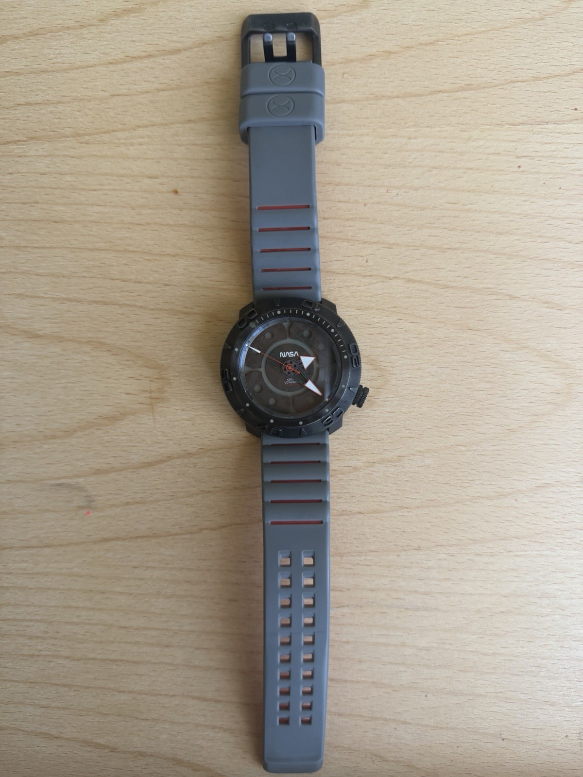Xeric NASA Voyager Prometheus Automatic Diver Black Red Men’s Watch 3339-03R