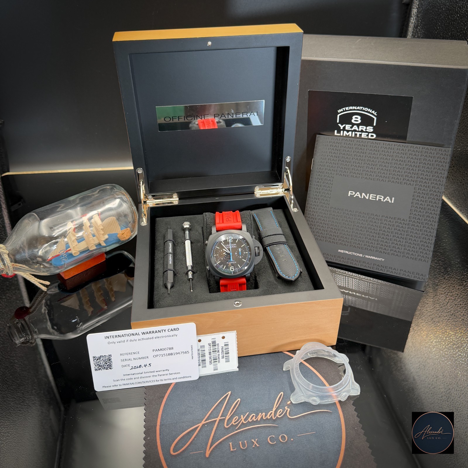 Panerai Luminor Yacht Challenge, Black Ceramic, 44mm, Chronograph, PAM00788