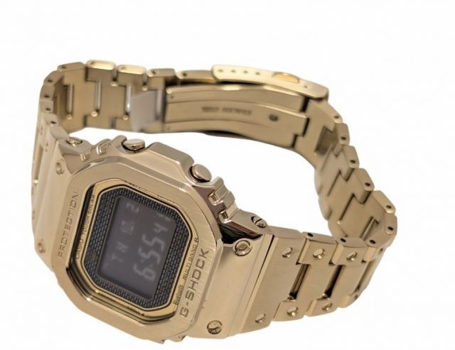 Casio G SHOCK Watch GMW B5000GD 9JF Gold Radio Solar Full Metal Bluetooth Tough