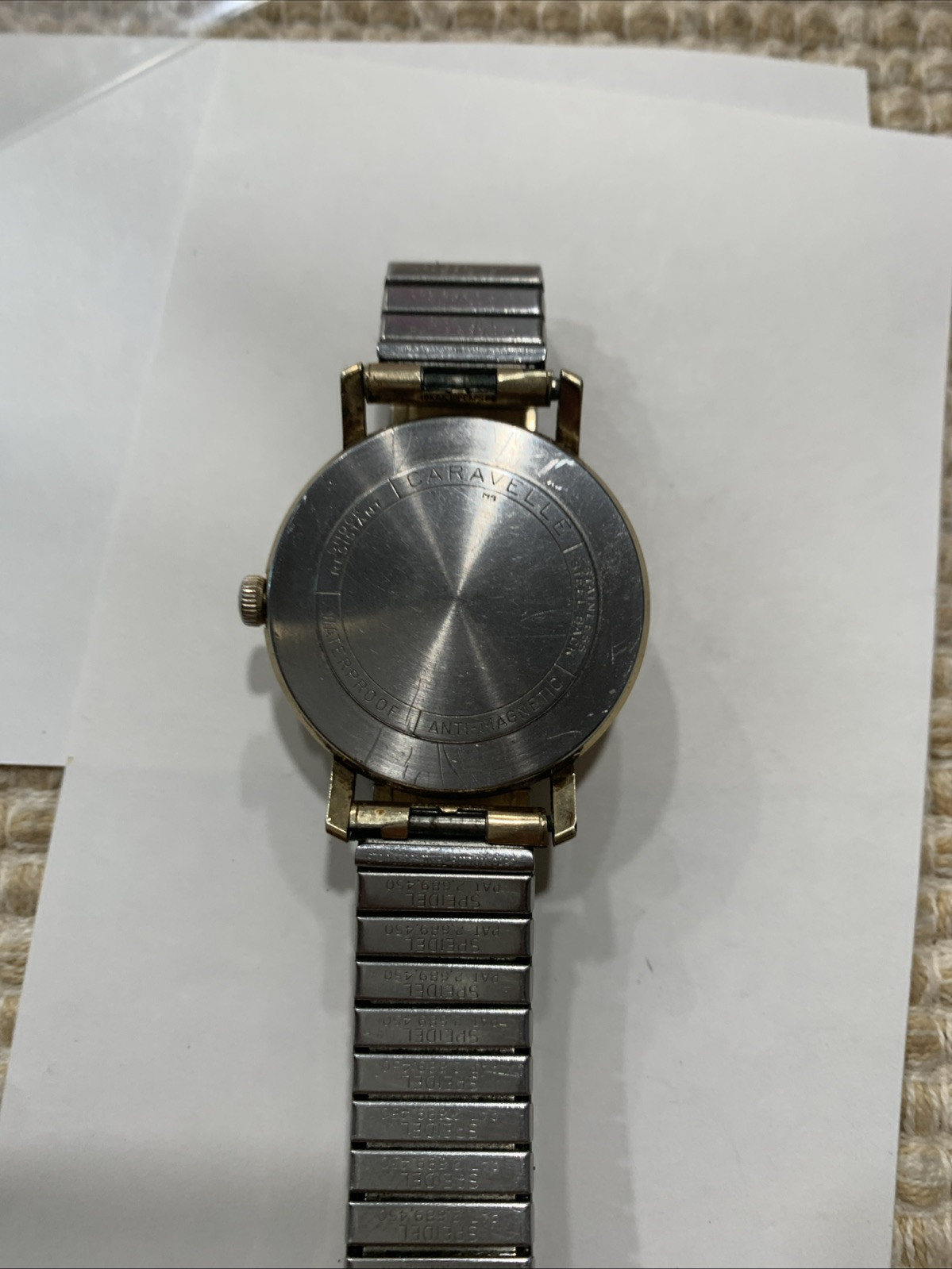 Vintage M5 Caravelle Waterproof Hand Wind Mechanic Watch w/Date