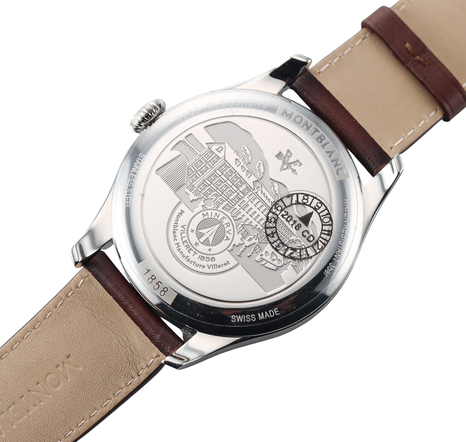 Montblanc 1858 Automatic Steel Watch 115073