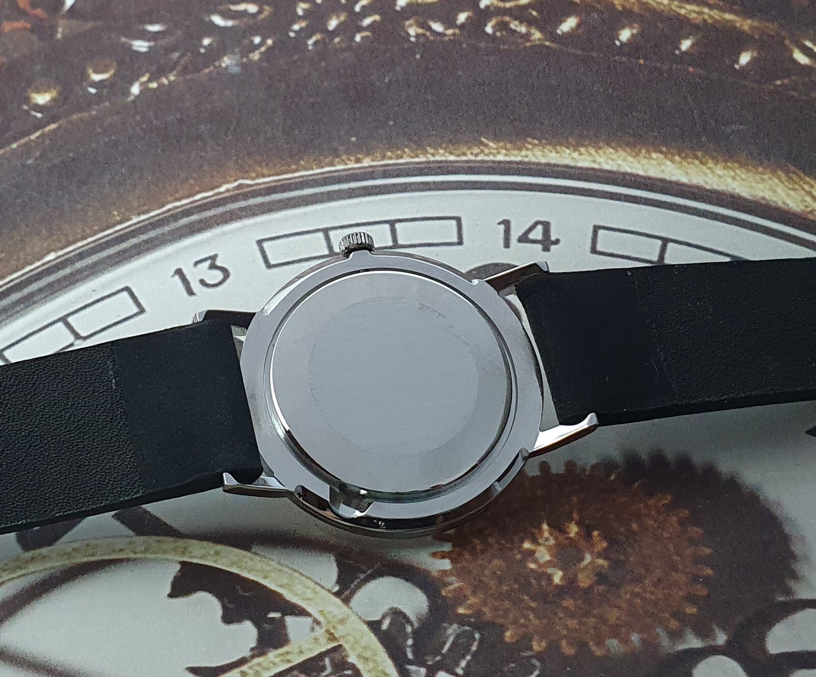 Vintage Watch USSR Poljot De LUXE Ultra SLIM 2209 Soviet Mechanical Wristwatch