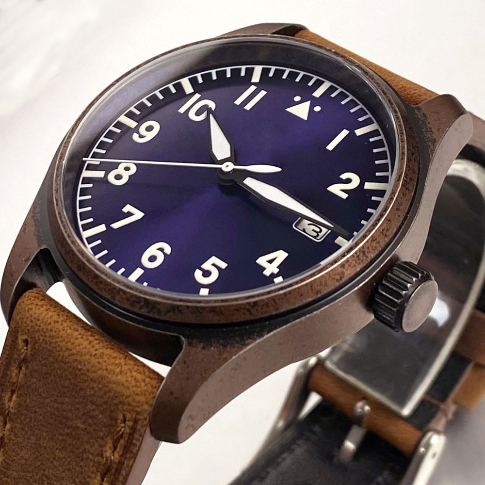 Tandorio Dive Automatic Men’s Watch NH35A PT5000 Waterproof Sapphire Glass 39mm