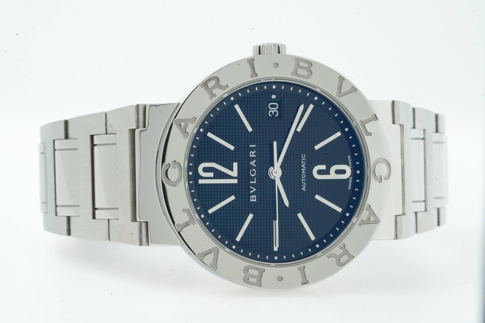 Bulgari Bvlgari BB38SSAUTO BB 38 SS AUTO Automatic 38mm Black Dial 03/2009 12…