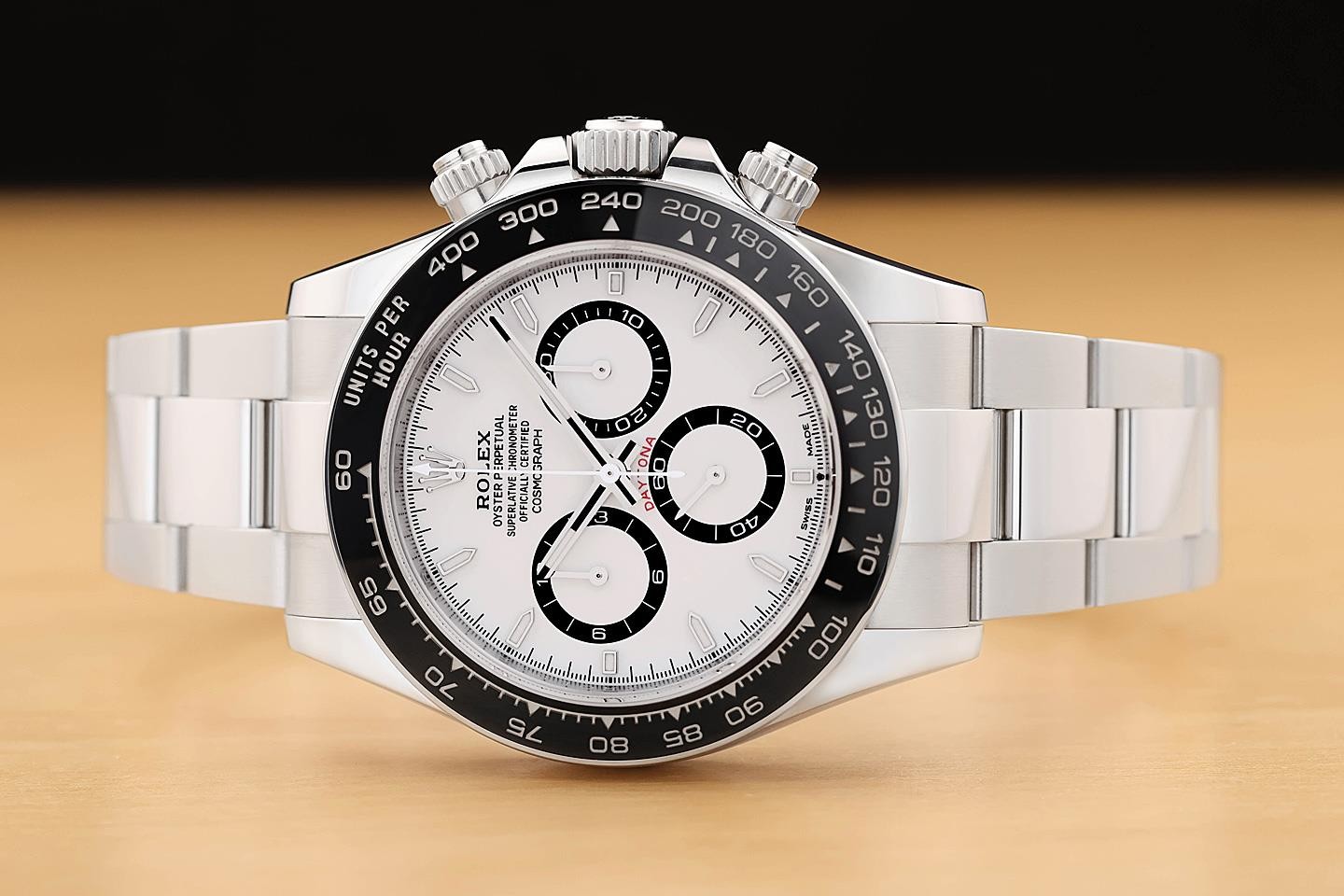 2025 CARD ROLEX DAYTONA COSMOGRAPH 126500LN WHITE 40MM PANDA STEEL OYSTER WATCH