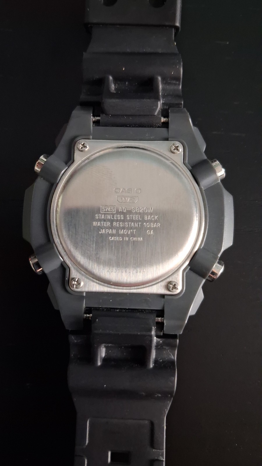 Casio Collection AQ-S820W-1AVEF Tough Solar Illuminator 5 Alarms Mint Condition