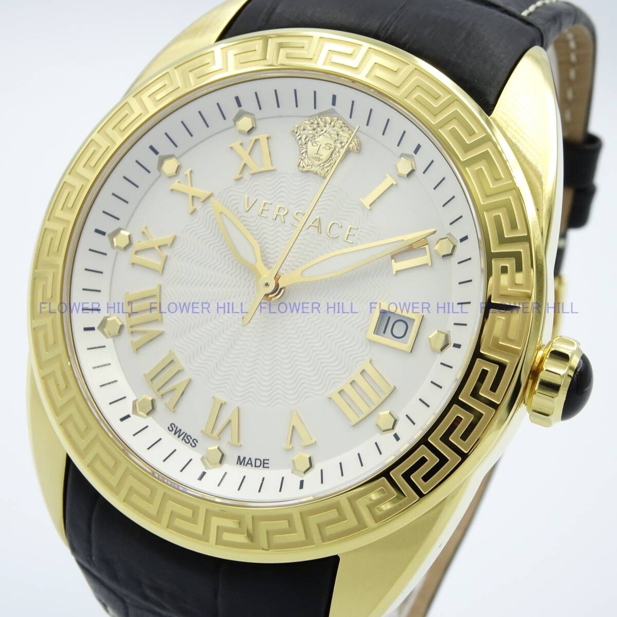 [B1Y] Versace Men’s Watch Quartz V SPORT II VFE130015 White Gold [t5y]