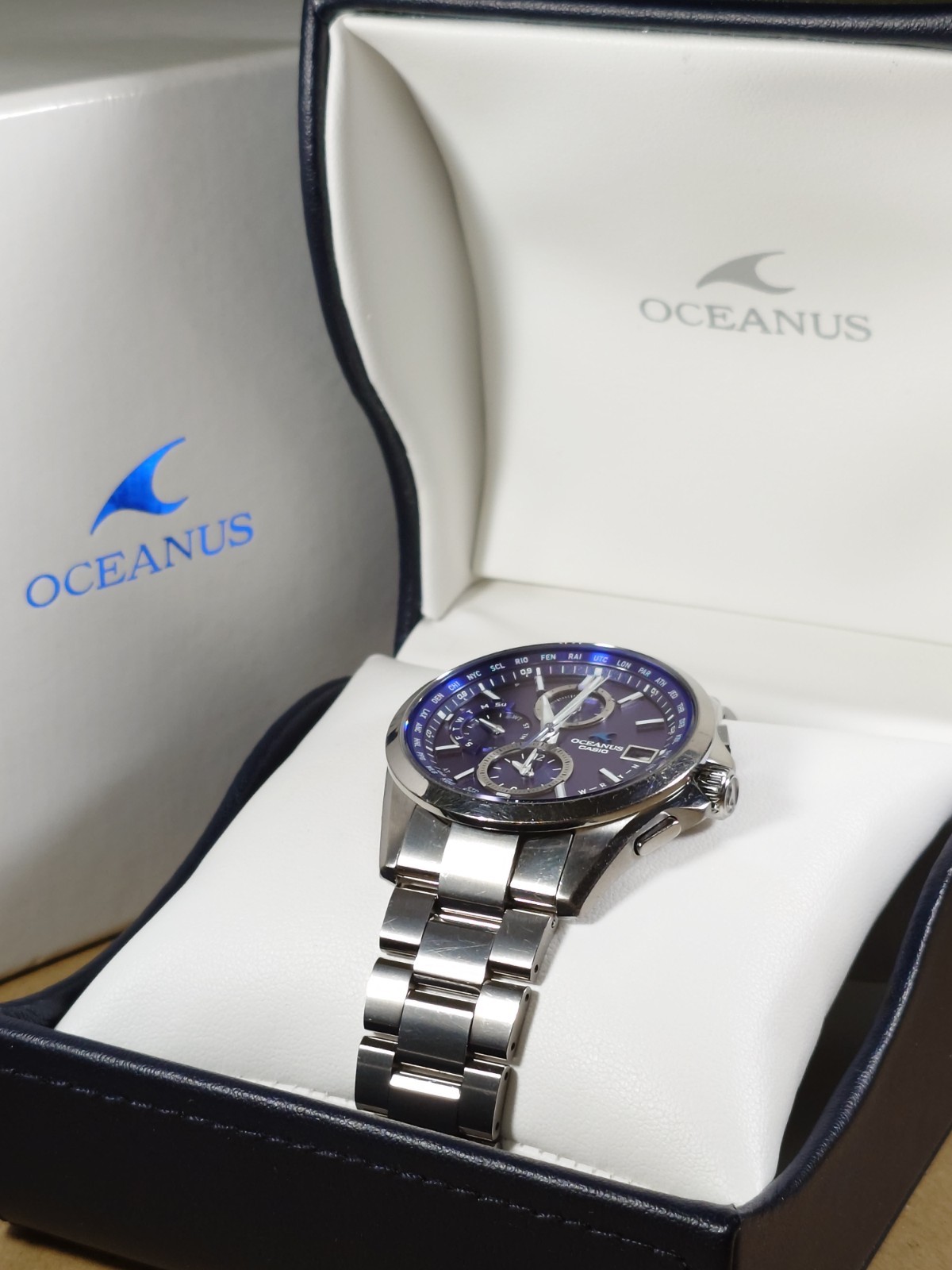 Casio Oceanus OCW-T2600 – JDM Titanium Solar Radio-Controlled – Full Set – UK