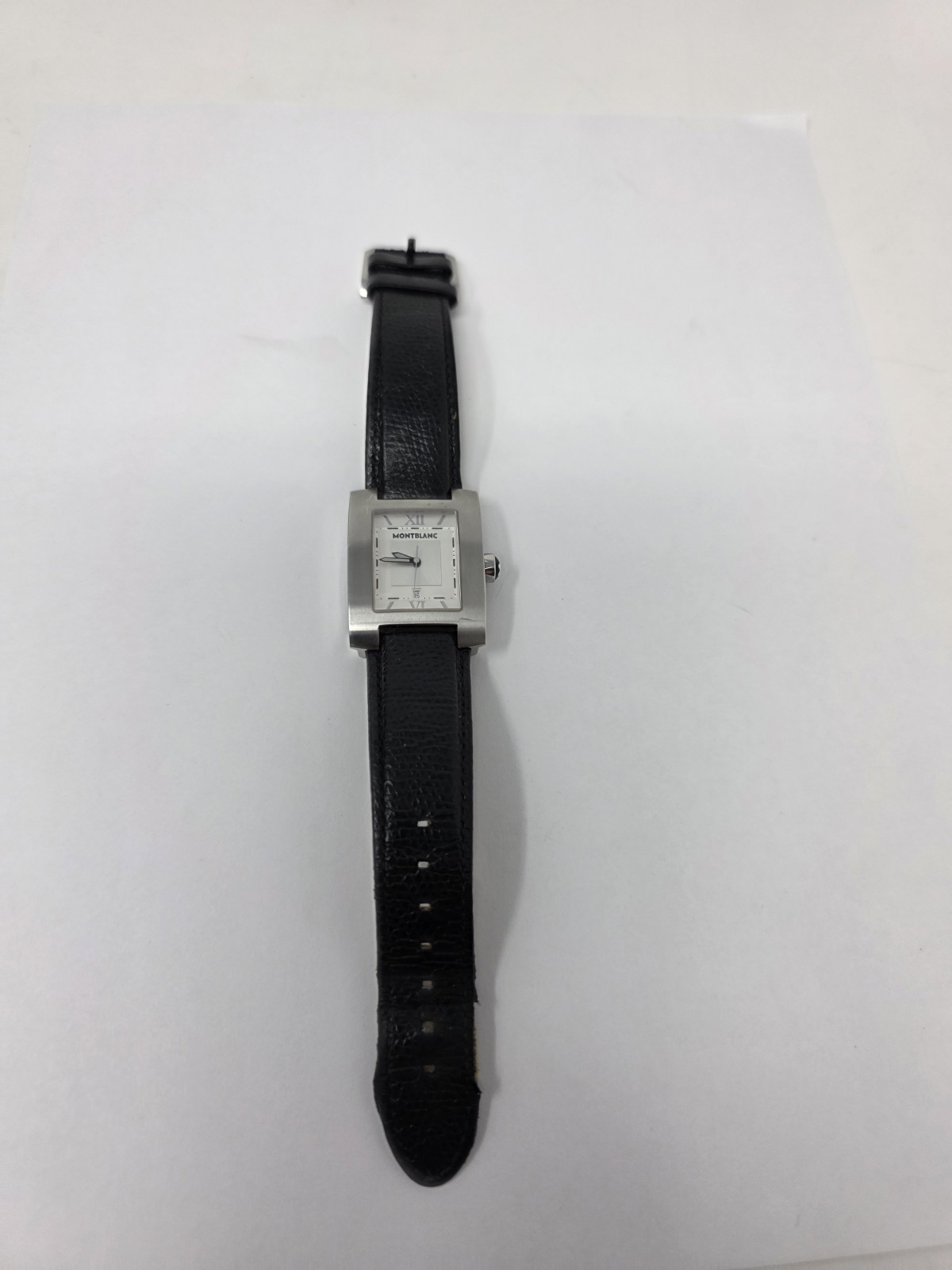 Montblanc Profile Watch 7048 Quartz Mens Swiss Made In Excellent Condition