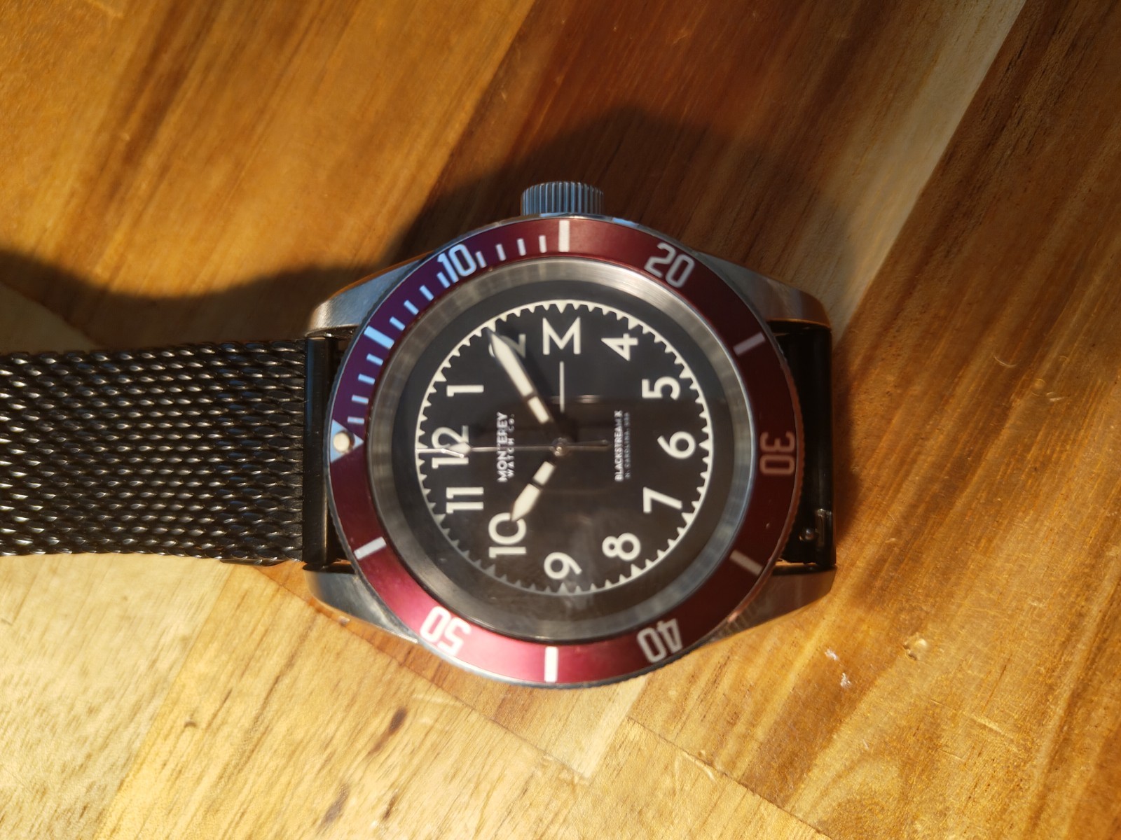 Monterey Blackstream X Luna Automatic 41 MM Diver Lume Monster Extra Strap