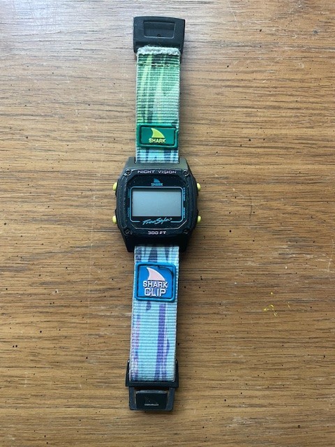 Shark Freestyle Shark Clip Night Vision Watch (Needs Battery) Classic Black