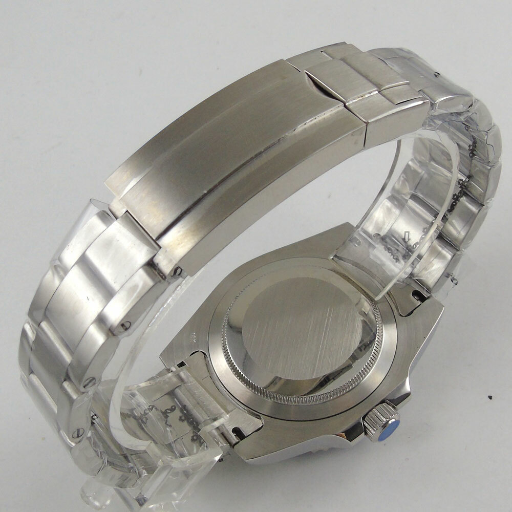 39mm BLIGER black dial sapphire glass 24 jewels NH35 PT5000 automatic mens watch