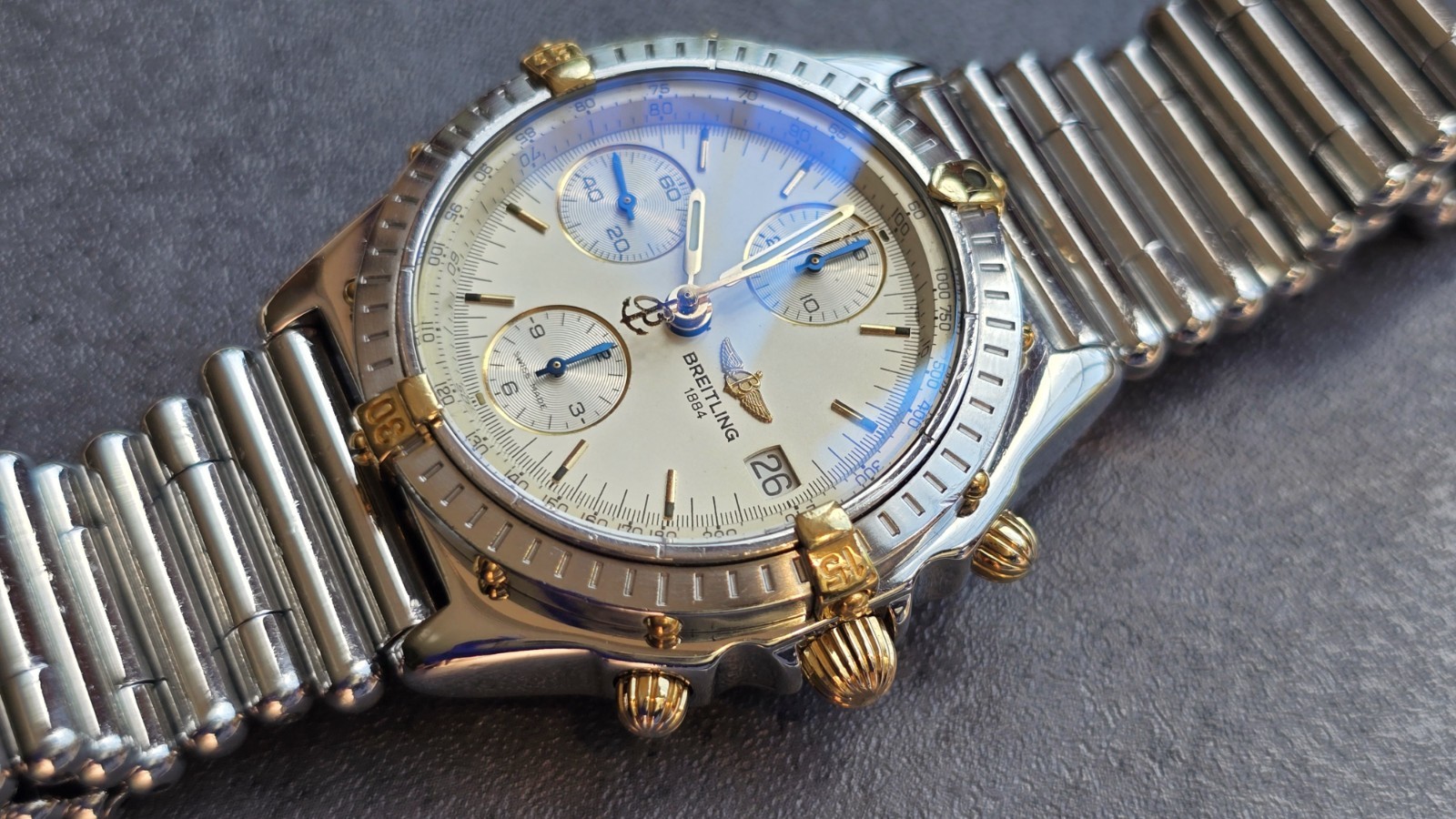 Limited Edition Breitling Chronomat, Rouleaux Bracelet – Serviced, Full Set!