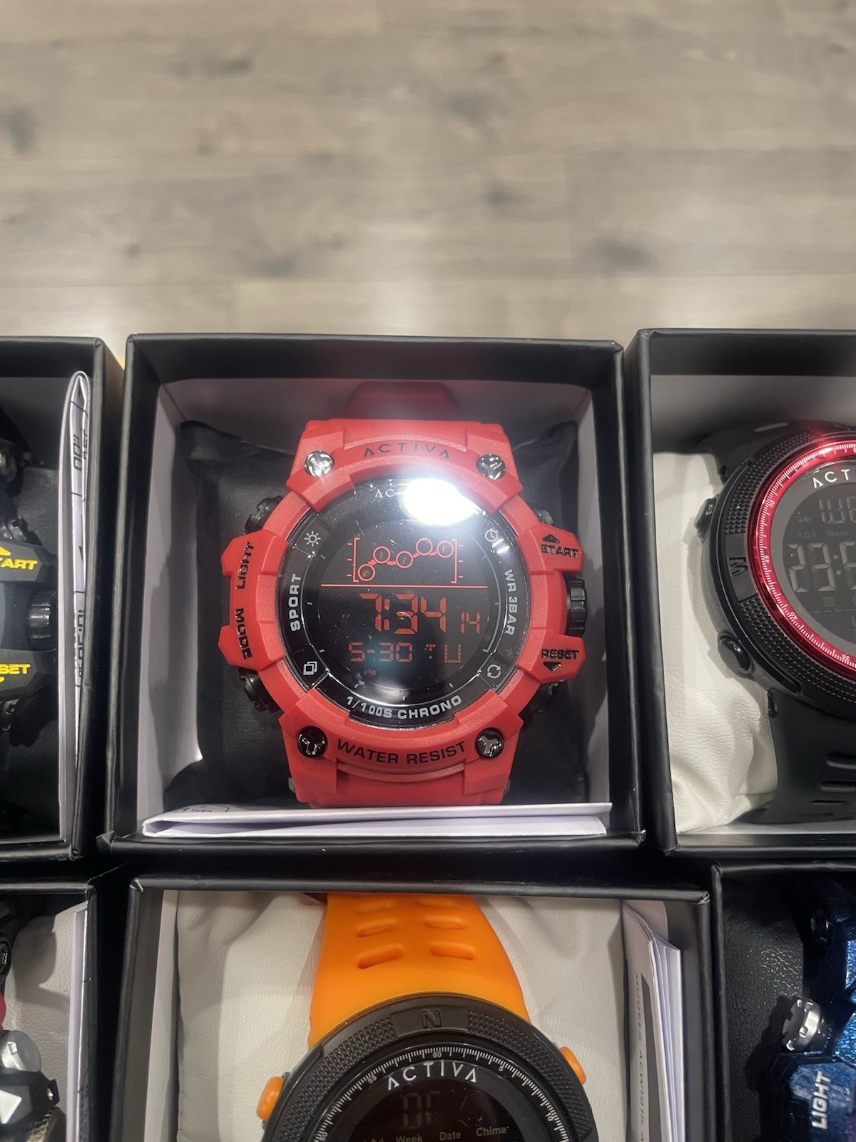 Activa X Invicta Lot of 6 Watches Multicolor Collection Bulk Assorted