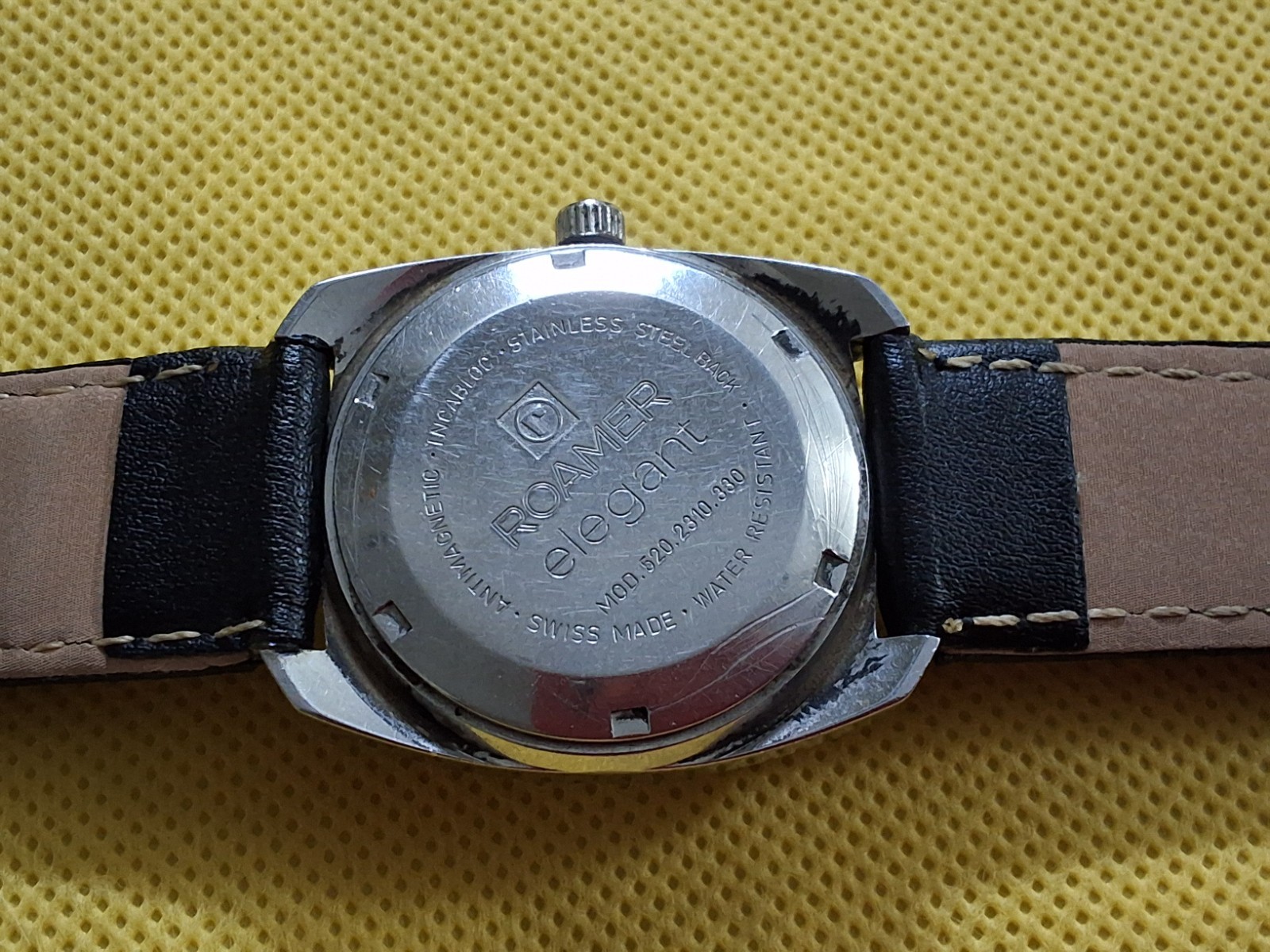 Vintage Roamer Infibio Elegant 17 Jewels Wrist Watch 36mm including crown