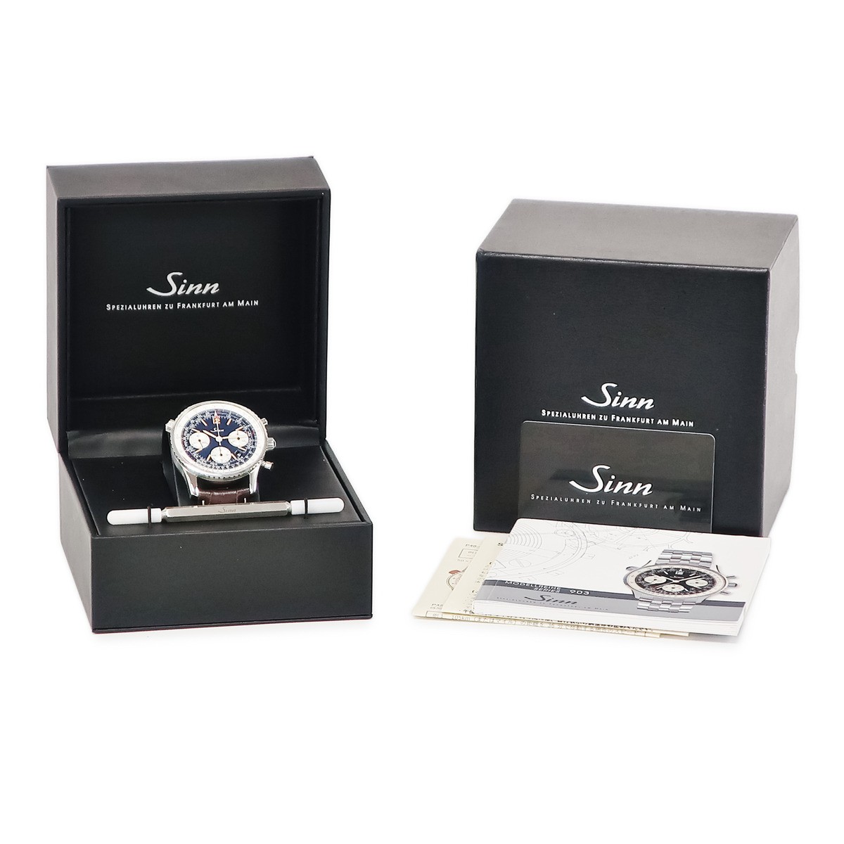 SINN 903.ST.AUTO.B.E Chronograph, small seconds, date, rotating inner beze
