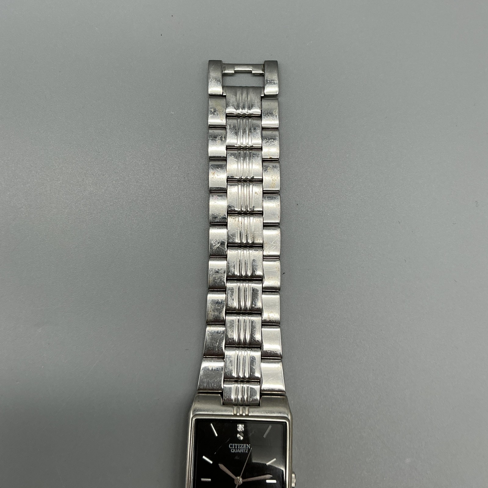 Citizen 1032-S010012 Mens Watch 23mm Black Dial Silver Tone New Battery 8″