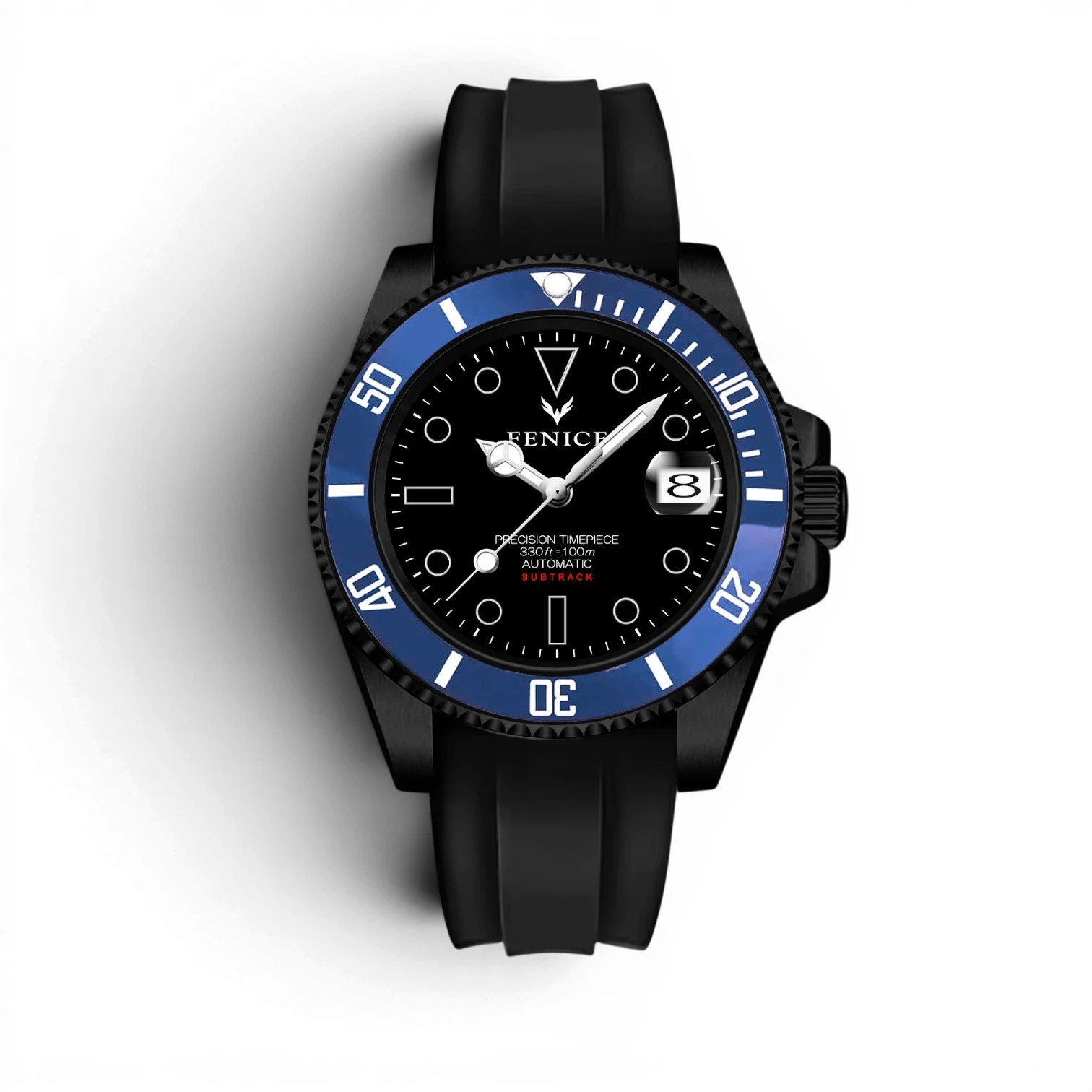 Phoenix Subtrack Atlantic Noir 10ATM Automatic Watch with Miyota Movement