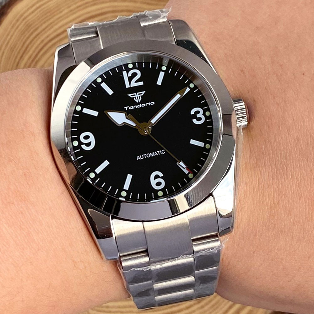Tandorio 36mm/39mm Automatic Men Watch Glide Clasp NH35/Miyota 8215/2824 Movt