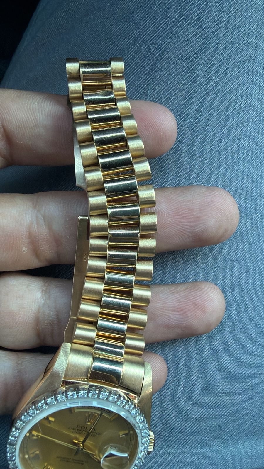 rolex daydate 36mm yellow gold 18k