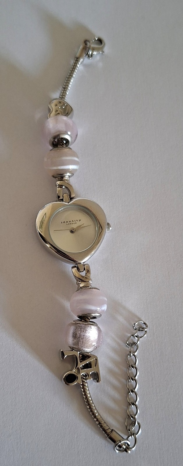 Identity London Women’s Charm Bracelet Watch (Working with NEW Battery) VGC