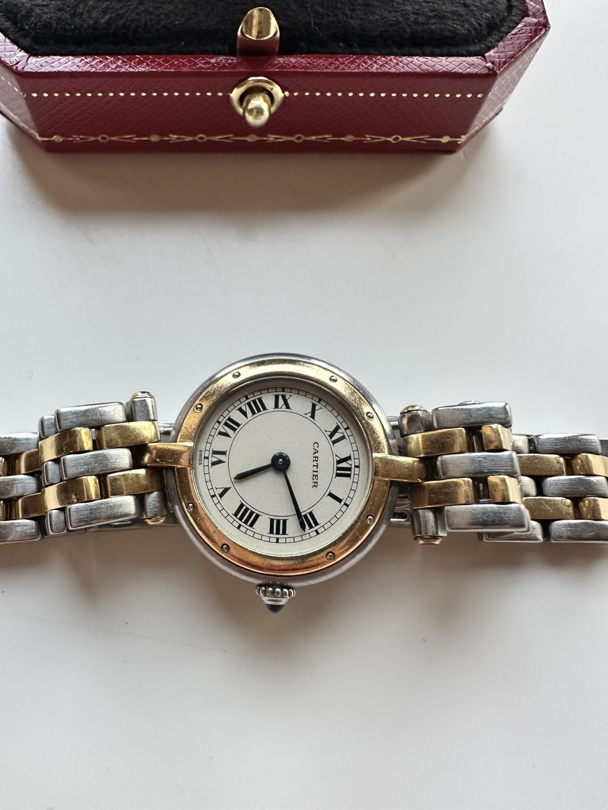 Cartier Panthere Vendome Small Vintage watch stainless steel 18k gold 12851