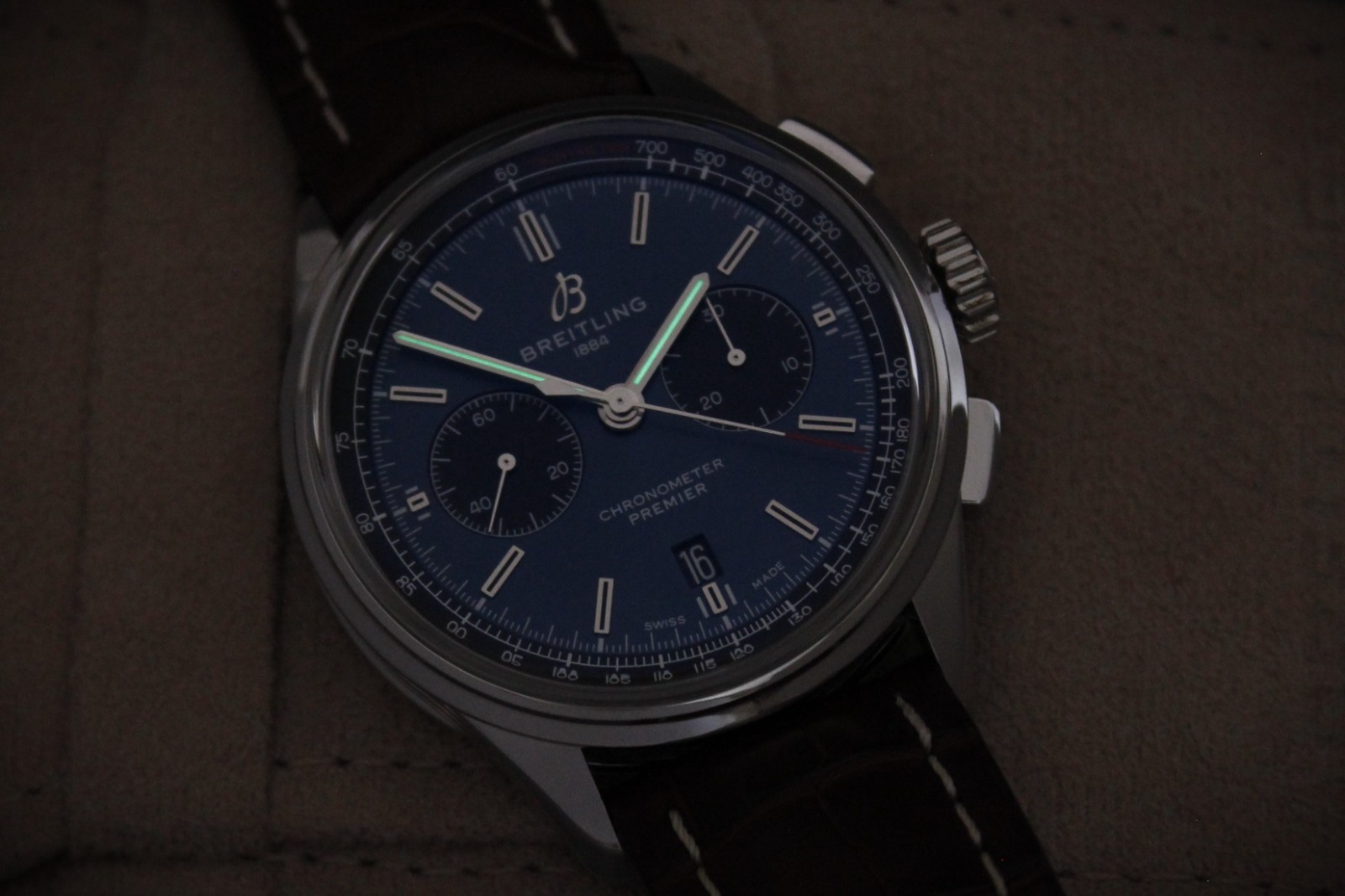 Breitling Premier B01 Chronograph 42 AB0118 2023 Full Set inc Warranty 2x Straps