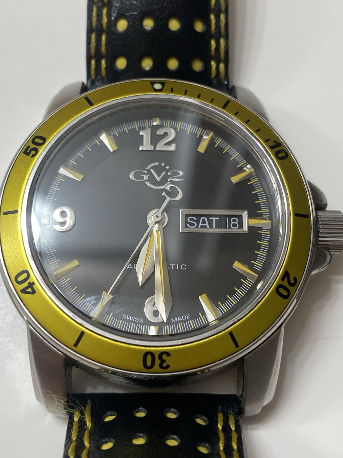 Gevril GV2 Day/date Automatic Diver’s Watch 25 Jewels