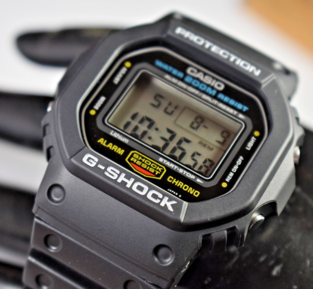 RARE 1987-89! Casio DW-5600C (901) JAPAN H Screwback NEW BATTERY/BEZEL!