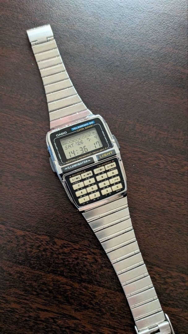 CASIO DBC-630 Data Bank Calculator Men’s Watch Retro Vintage