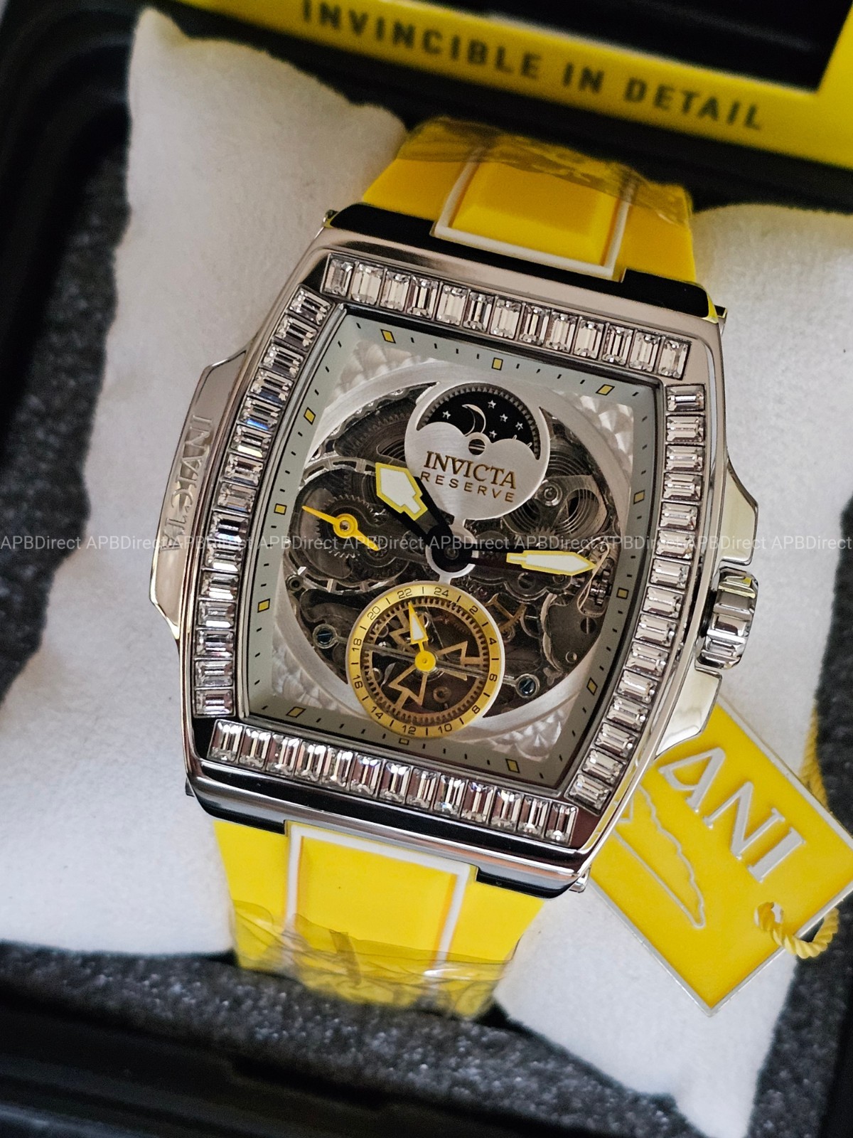 Invicta – S1 Rally – DIABLO – Dual Time Automatic – Yellow – Reserve Mens Watch