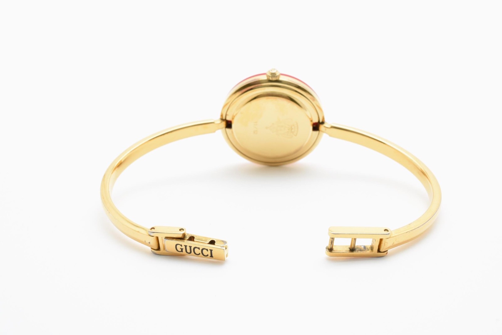 Gucci Change Bezel White 11/12 Gold Dial 11 Colors Watch Box [Near MINT]
