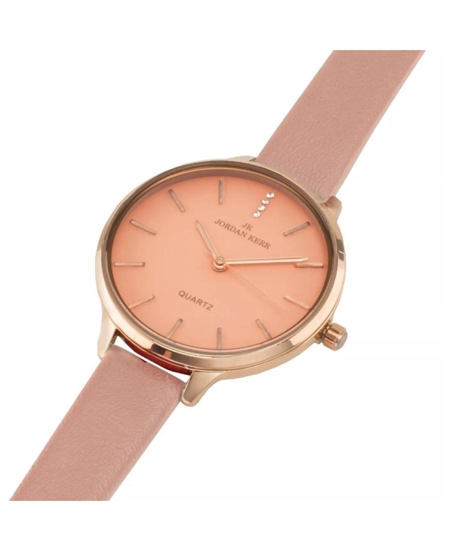 JORDAN KERR Women Analog Quartz Casual Watch Classic Dress 34mm Waterproof Round