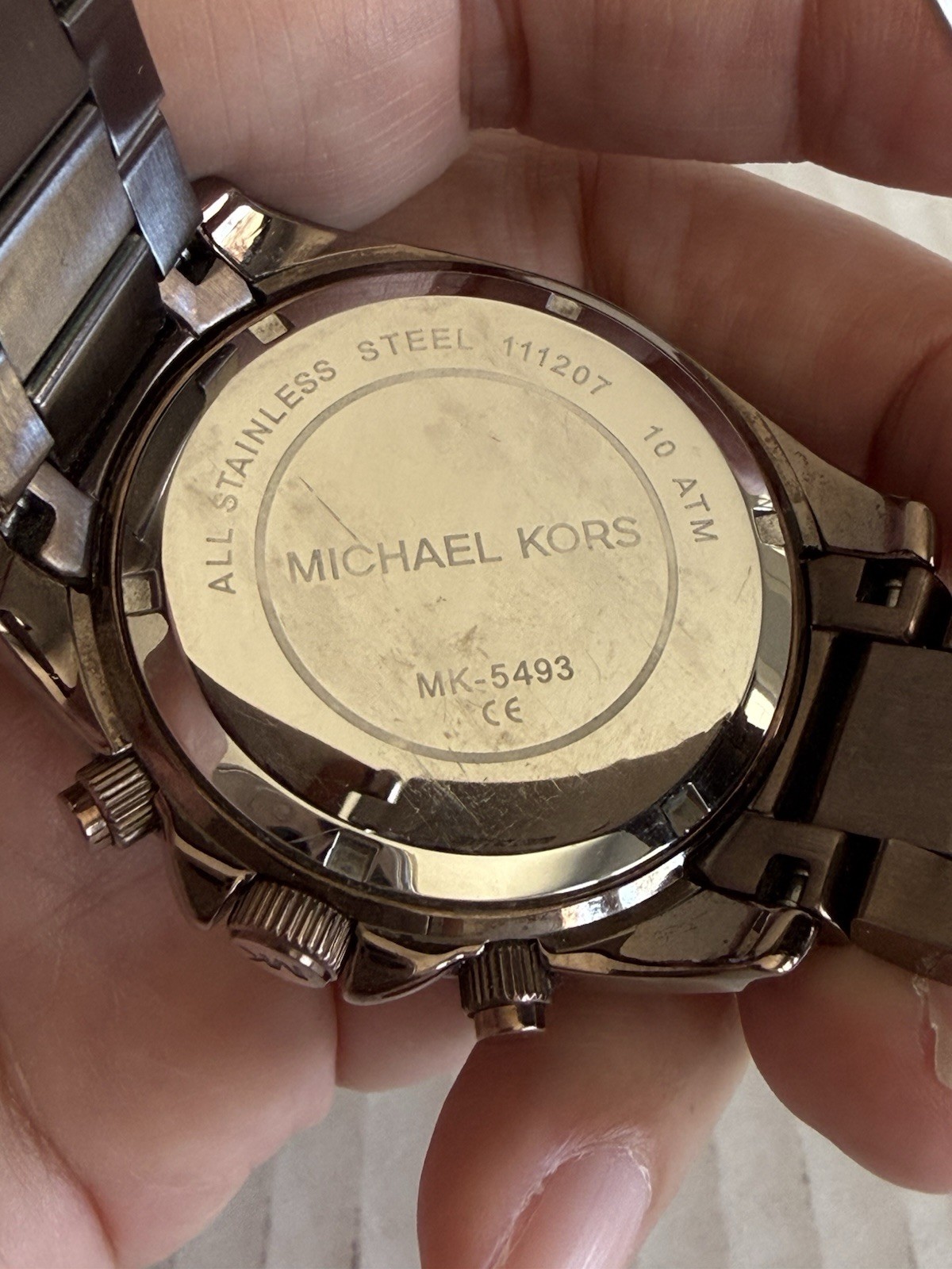 Michael Kors MK5493 Blair Chronograph Bronze Tone Stainless Steel Watch Women’s