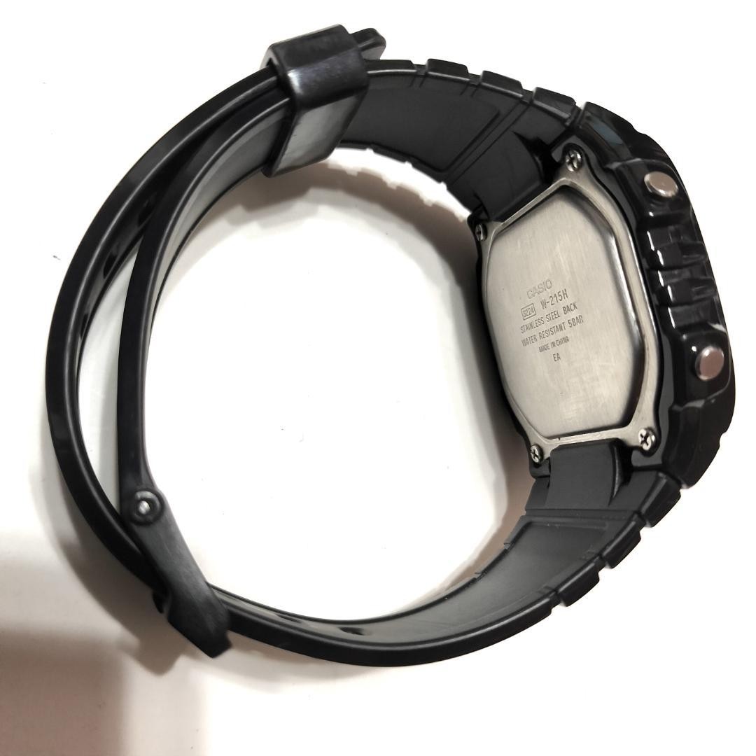 CASIO W-215H Digital Black Watch
