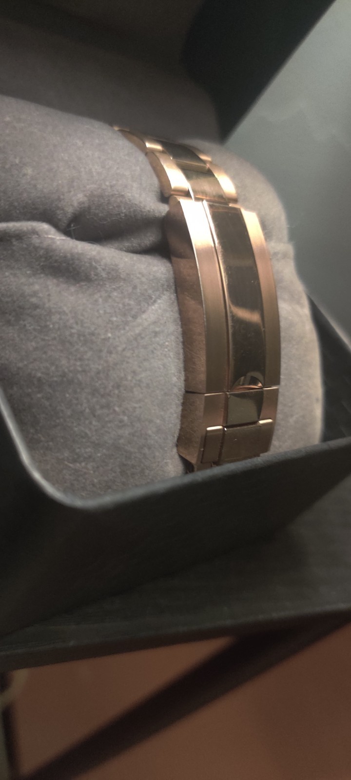 Seikomod Rose Gold Tachymeter Bezel
