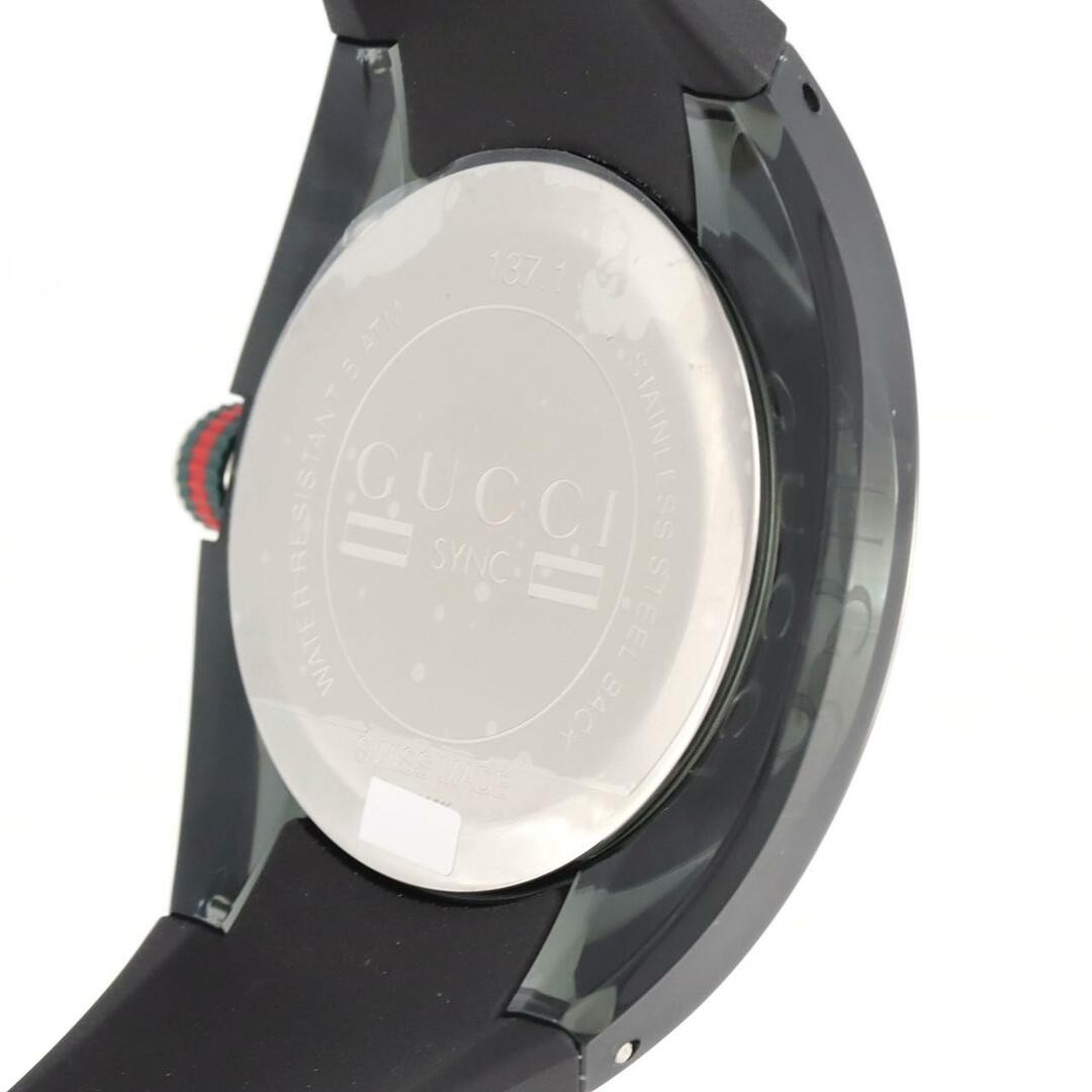 New Gucci Sync 137.1 YA137101 SS Quartz