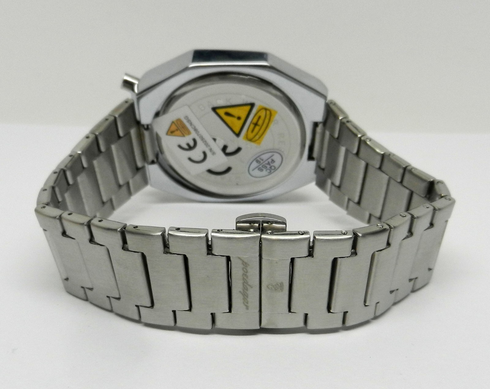 Men’s Retro Vintage Design Bullhead Octagon Chronograph Racing Driver 43mm Watch