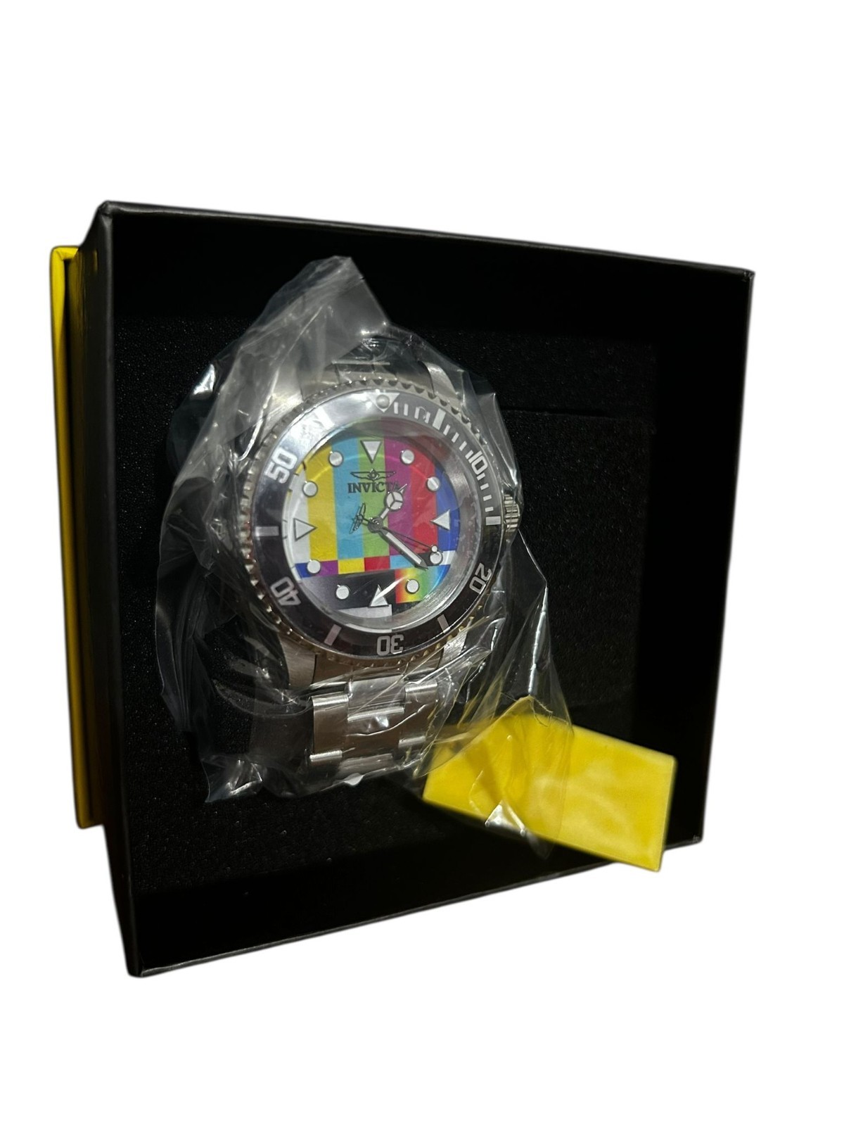 Invicta Pop Art Limited Editions Multi-Color Dial Black bezel Men’s Watch 49061