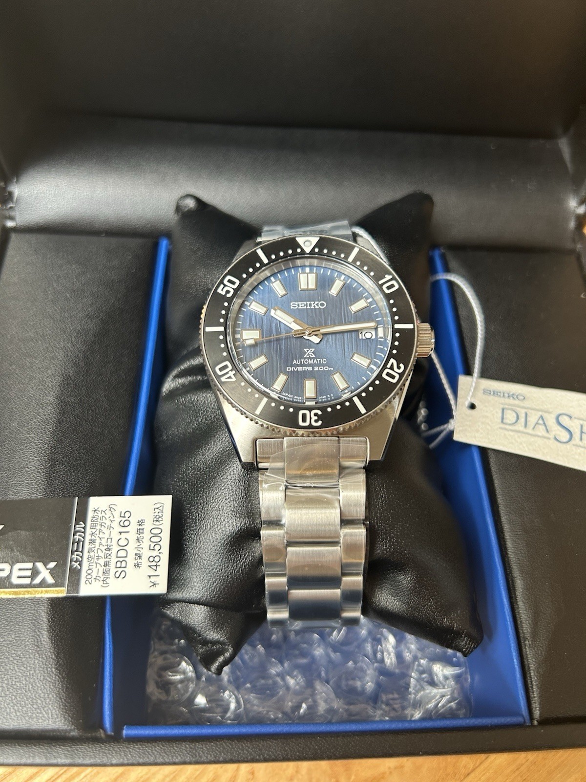 Seiko Special Edition SPB297J1 62MAS Diver Save the Ocean Blue Glacier Full Set