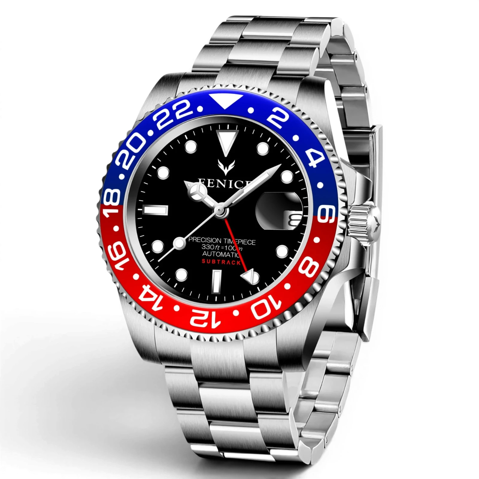 Fenice Subtrack GMT Automatic Watch 10ATM NH34A Seiko