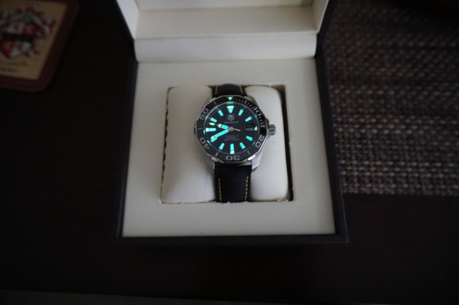 TAG Heuer Aquaracer 300M Automatic WAY211A.FC6362 Black Ceramic Bezel Full Set