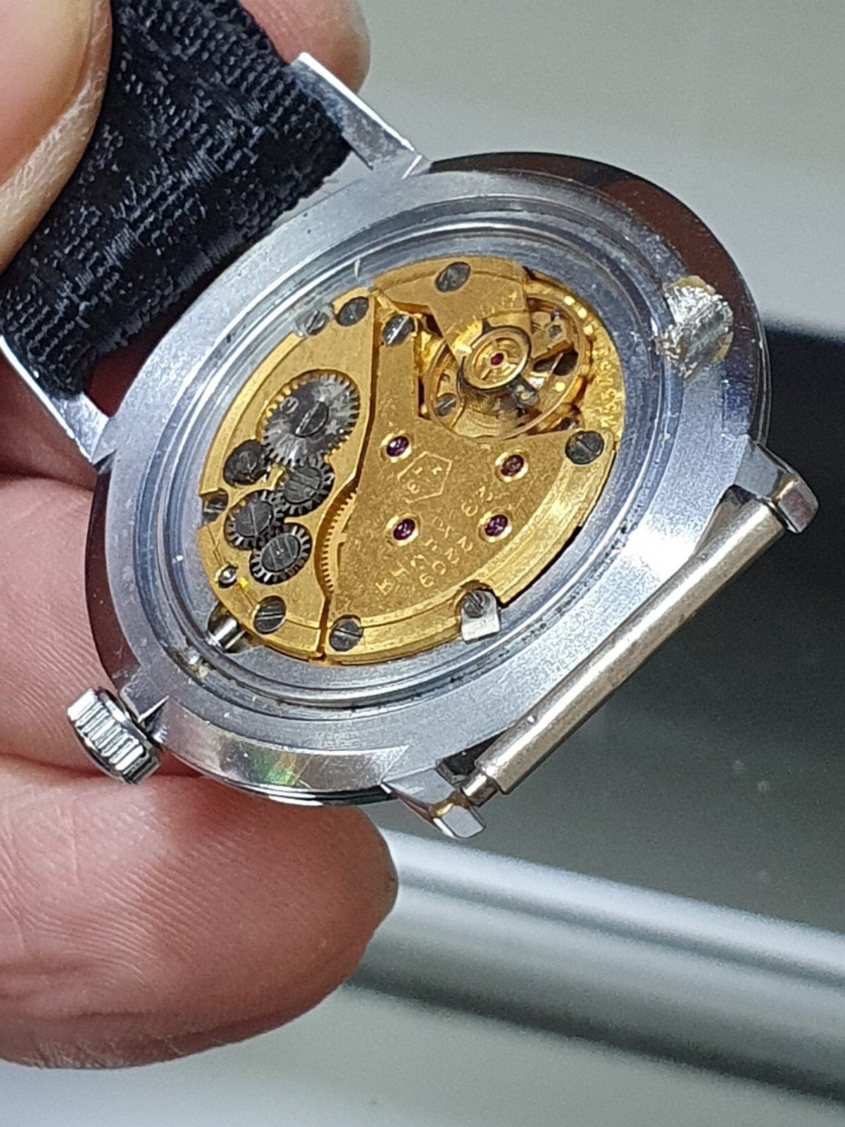 Vintage POLJOT De Luxe 1MChZ Ref.2209 Ultra Slim 23 Jewels USSR Made Watch